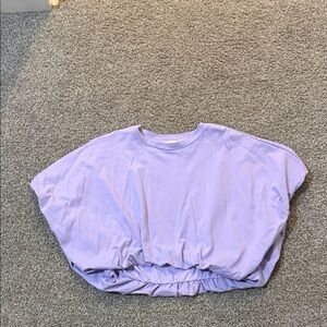 GREY LAB Lilac Short Sleeve Top